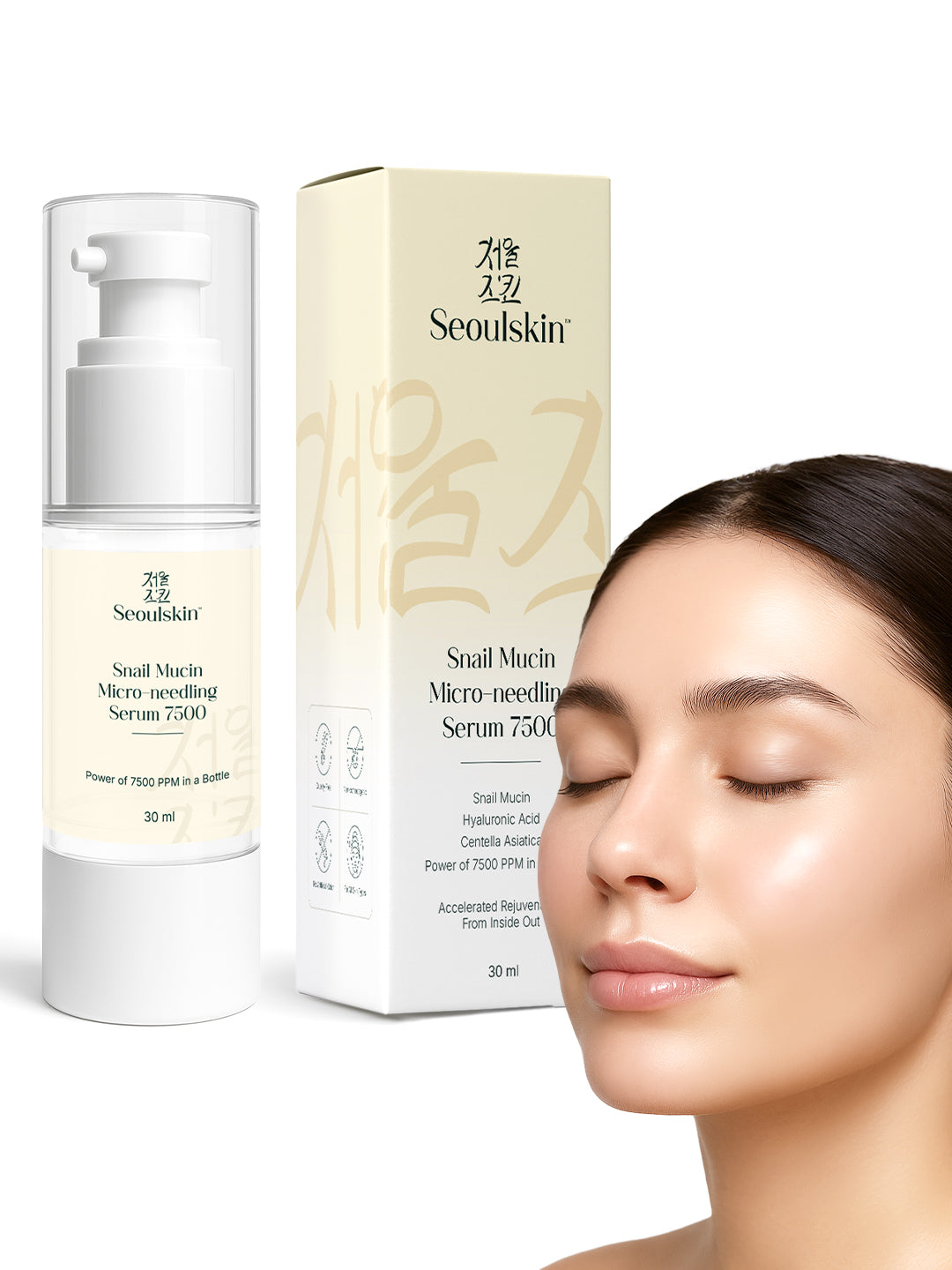 Seoulskin Snail mucin Micro needling serum 7500- 30ml