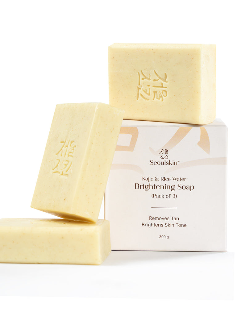 Default Seoulskin Kojic Rice Water Brightening Soap Pack of 3