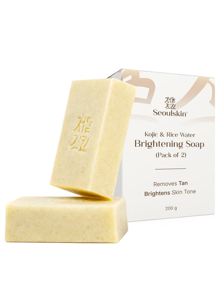 Seoulskin Kojic & Rice Water Brightening Soap | pack of 2