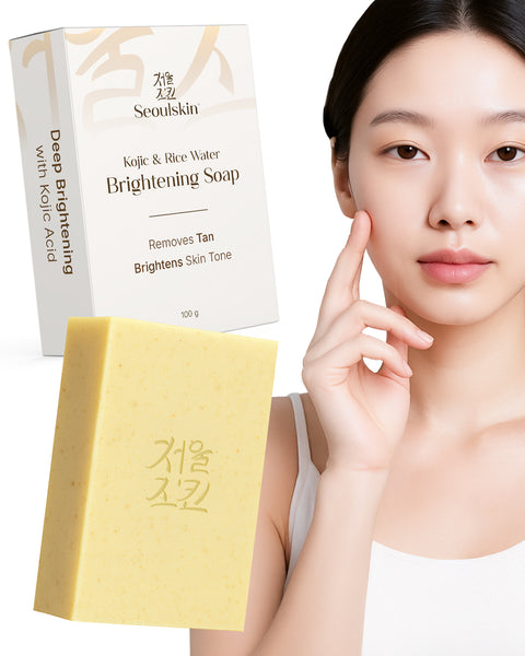 Seoulskin Kojic & Rice Water Brightening Soap (pack of 1)