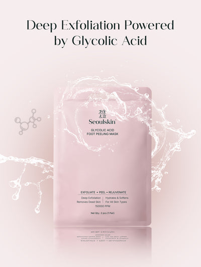 SeoulSkin Glycolic Acid Foot Peeling Mask Pack Of 2
