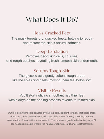 SeoulSkin Glycolic Acid Foot Peeling Mask Pack Of 2