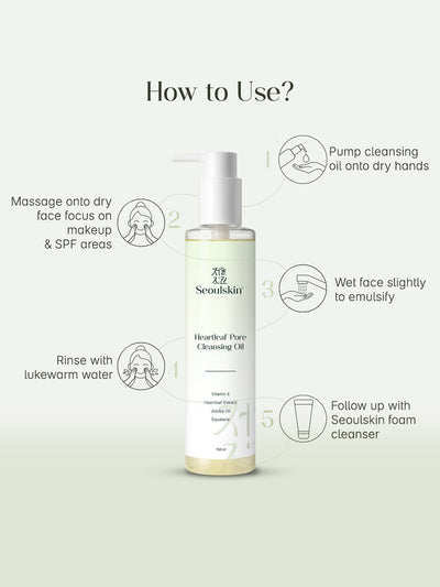 SEOULSKIN Korean Face Cleansing Oil 150 ml